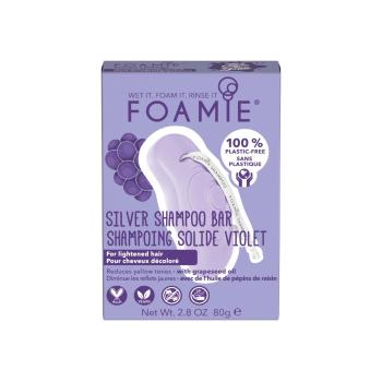 Foamie Tuhý šampon pro blond a odbarvené vlasy Silver Linings (Shampoo Bar) 80 g