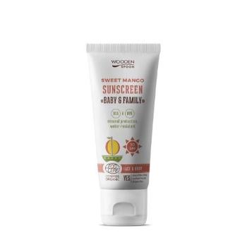 Opaľovacie telové mlieko Mango Baby & Family SPF50 Wooden Spoon 100ml