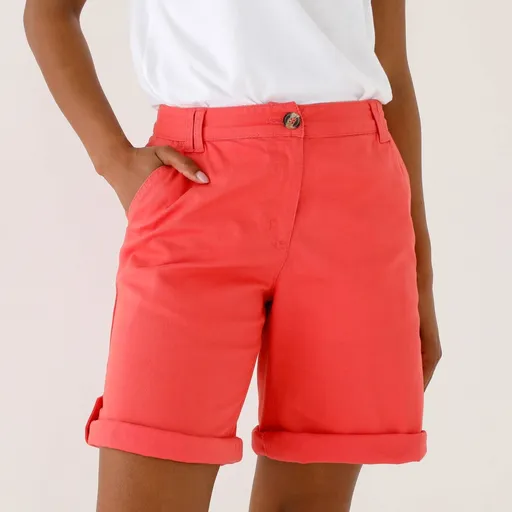 Strečové chino bermudy s nastaviteľnou dĺžkou