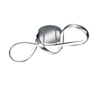 LED stropné osvetlenie Reality Perugia chróm R67091106