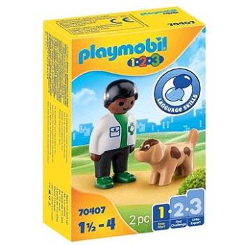 Playmobil 70407 Zverolekár so psom (4008789704078)