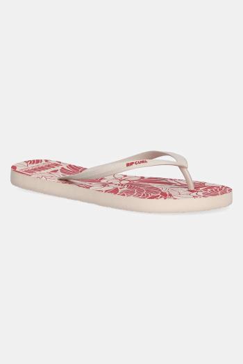 Šľapky Rip Curl dámske, oranžová farba, na plochom podpätku, 174WOT