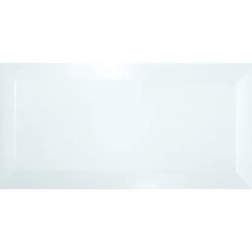 Obklad Ribesalbes Chic Colors blanco bisel 7,5x15 cm mat CHICC1981