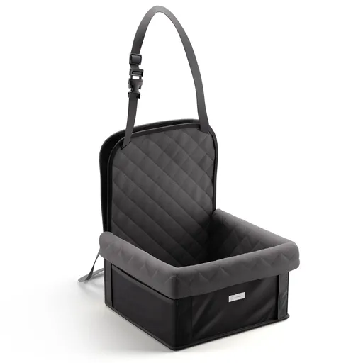 Rocky, autosedačka pre psa, polyester, bezpečnostný pás, možno zložiť, flexibilná