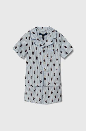 Detské bavlnené pyžamo Polo Ralph Lauren vzorované