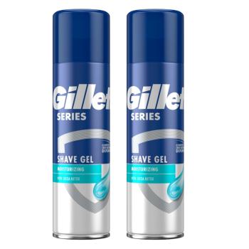 Gillette Series Moisturizing Borotvazselé kakaóvajjal 2x200ml