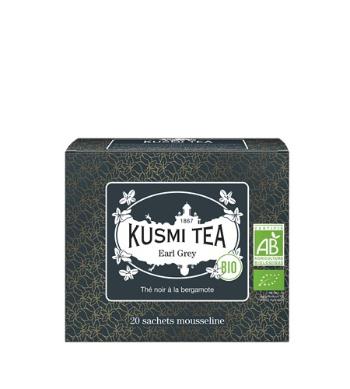 Kusmi Tea Earl Grey 20 mušelínových vreciek BIO 40 g