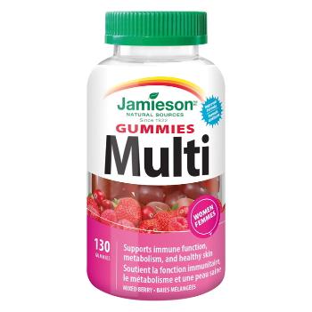 JAMIESON Multi Gummies pre ženy 130 želatínových pastiliek