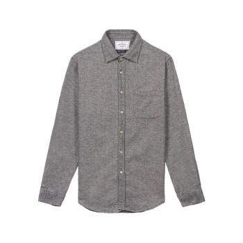 Portuguese Flannel  Teca Shirt - Light Grey  Košele s dlhým rukávom Šedá