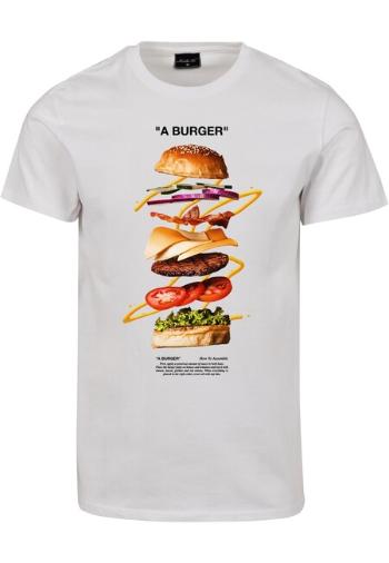 Mr. Tee A Burger Tee white - L