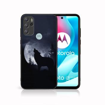 MY ART Silikónový obal Motorola Moto G60s WOLF (247)