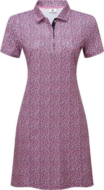Footjoy Animal Print Womens White/Berry/Black M Šaty