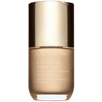 Clarins Everlasting Youth Fluid rozjasňujúci make-up SPF 15 odtieň 101 Linen 30 ml