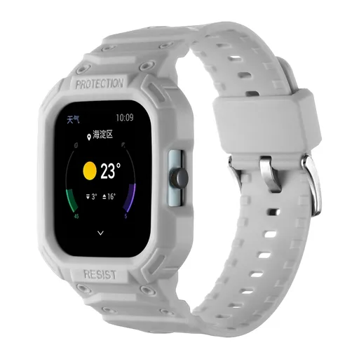 GLACIER Ochranné puzdro pre Amazfit GTS 4 / 3 / 2 / 1 šedé