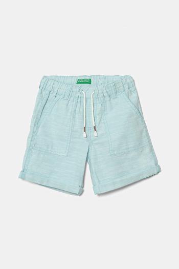 Detské bavlnené šortky United Colors of Benetton nastaviteľný pás 4ZZSG902T