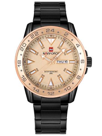 Pánske hodinky NAVIFORCE - NF9109 (zn064e) - rosegold/black