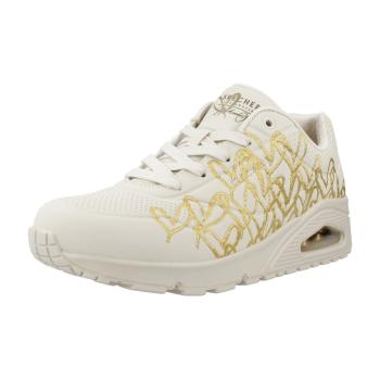 Skechers  UNO - GOLDEN HEART  Módne tenisky Biela