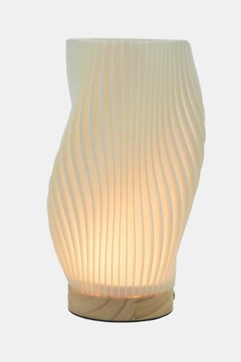 Bezdrôtová led stolná lampa Palais Royal 21 cm biela farba
