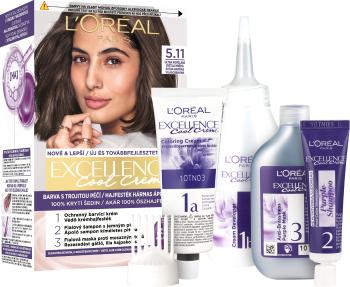 Hajfesték ĽORÉAL PARIS Excellence Cool Creme 5.11 Ultra világos hamvas barna