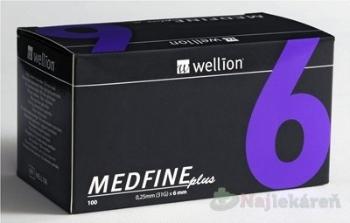 Wellion MEDFINE plus Penneedles 6mm ihla na aplikáciu inzulínu pomocou pera 100ks