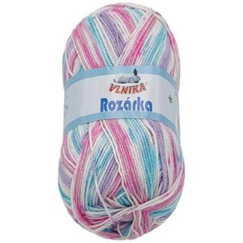Bellatex Priadza Rozárka 100 g – 40 biela, modrá, ružová (8146)