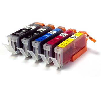 Canon CLI-551 Bk, C,M,Y + PGI-550Bk multipack kompatibilná cartridge