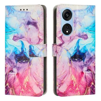 ART MARBLE Peňaženkový kryt Oppo A98 5G PINK PURPLE