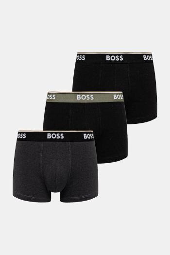 Boxerky BOSS 3-pak čierna farba, 50531684