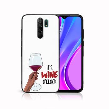 MY ART Silikónový obal Xiaomi Redmi 9 WINE (007)