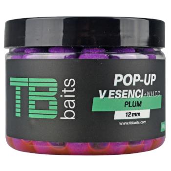 Tb baits plávajúce boilie pop-up plum + nhdc 65 g-12 mm