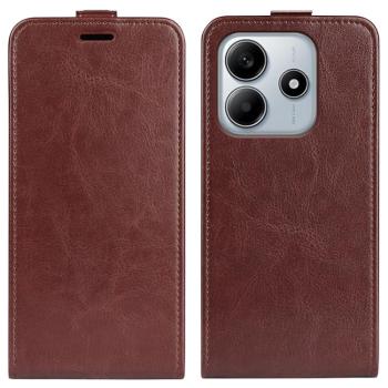 Vyklápacie puzdro pre Xiaomi Redmi Note 14 5G hnedé