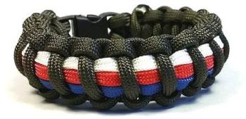 Cordell Paracord náramok Solomon trikolóry XL (20 - 21 cm)