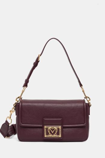 Kabelka Love Moschino bordová farba, JC4086PP1NLI0552