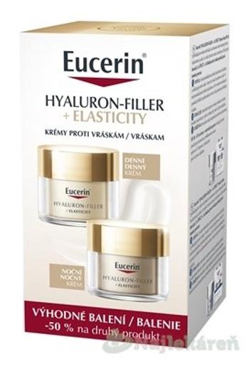 Eucerin HYALURON-FILLER+ELASTICITY DUO proti vráskam, denný krém 50 ml + nočný krém 50 ml