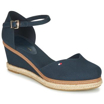 Tommy Hilfiger  BASIC CLOSED TOE MID WEDGE  Sandále Modrá