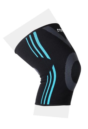 POWER SYSTEM Bandáže na kolená Knee Support Evo L, modrá (veľkosť, obvod kolena - 40,6 - 47,0 cm), 2 ks