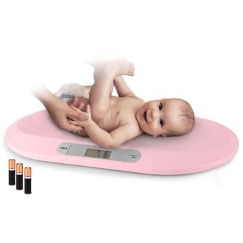 Digitális babamérleg rózsaszín 20 kg-ig , 0.01 kg pontossággal (5144)