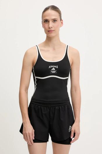 Tréningový top adidas Performance Heritage čierna farba, JG6154