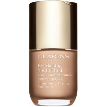 Clarins Everlasting Youth Fluid rozjasňujúci make-up SPF 15 odtieň 107 Beige 30 ml