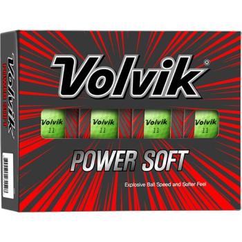 VOLVIK VV POWER SOFT 12 ks Golflabda szett, zöld, méret