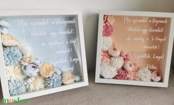 Szülőköszöntő shadow box