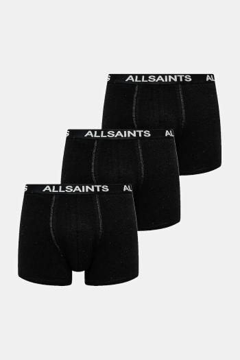 Boxerky AllSaints 3-pak čierna farba, 43ASM493454TD