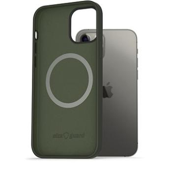 AlzaGuard Magnetic Silicon Case pro iPhone 12 / 12 Pro zelené (AGD-PCMS002E)