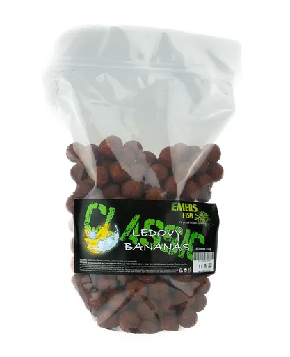 Emersfish classic boilie ľadový bananas - 1 kg 24 mm