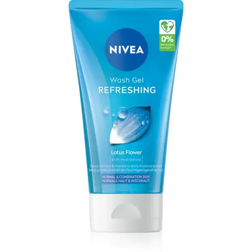 NIVEA Refreshing osviežujúci čistiaci gél pre normálnu až zmiešanú pleť 150 ml
