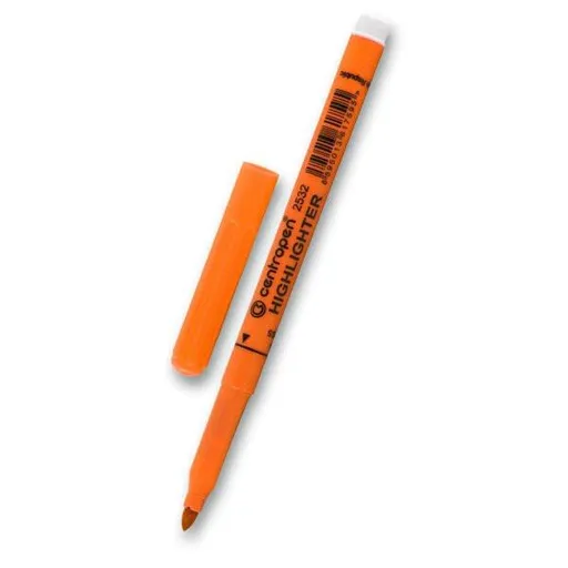 Zvýrazňovač Centropen 2532 oranžový valcový hrot 1,8mm