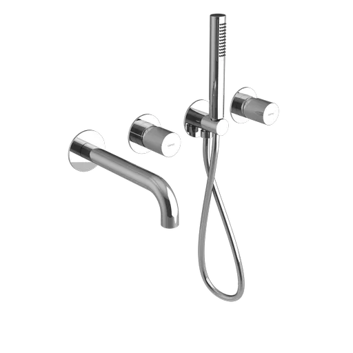 SAPHO - ULTRATAP podomietková vaňová batéria kompletná, chróm UT093T