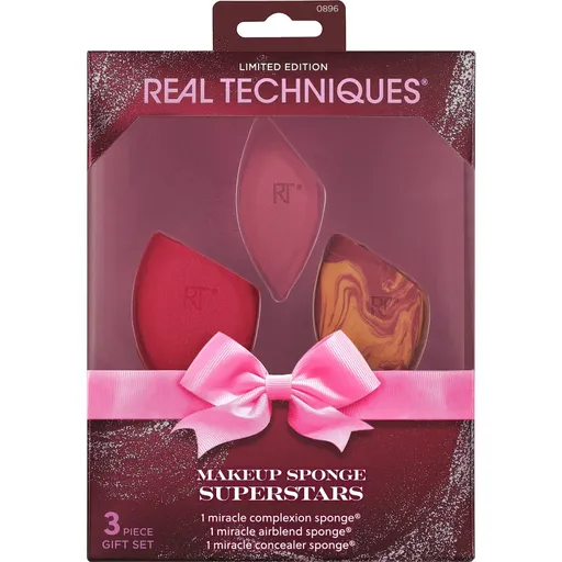 Real Techniques Makeup Sponge Superstars sada aplikátorov na tvár