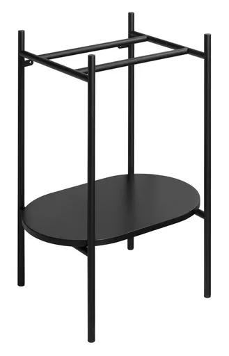 Sapho PUNO podstavec pod umývadlo 550x795x396mm, čierna SKA590-2