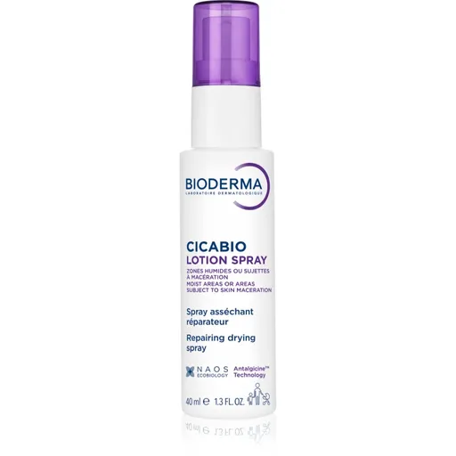 Bioderma Cicabio Lotion Spray vysušujúci a upokojujúci sprej pre podráždenú pokožku 40 ml